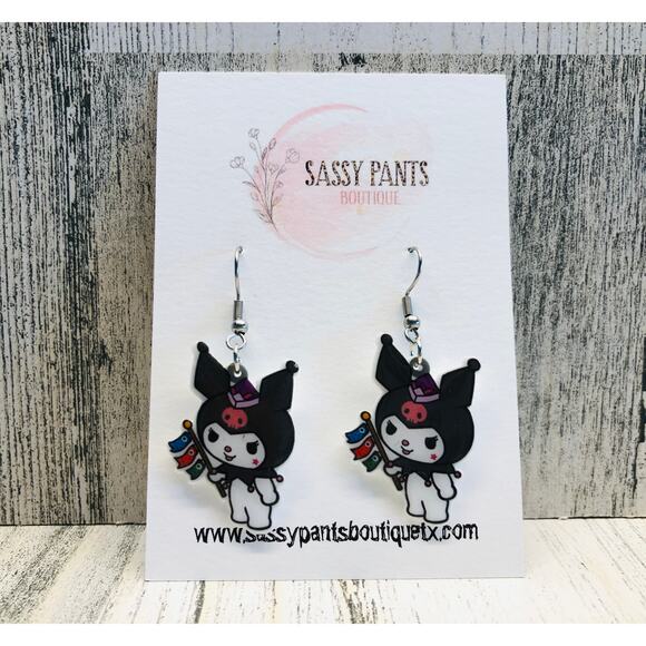 Kuromi Sanrio My Melody Hello Kitty  Earrings NEW - Picture 1 of 1